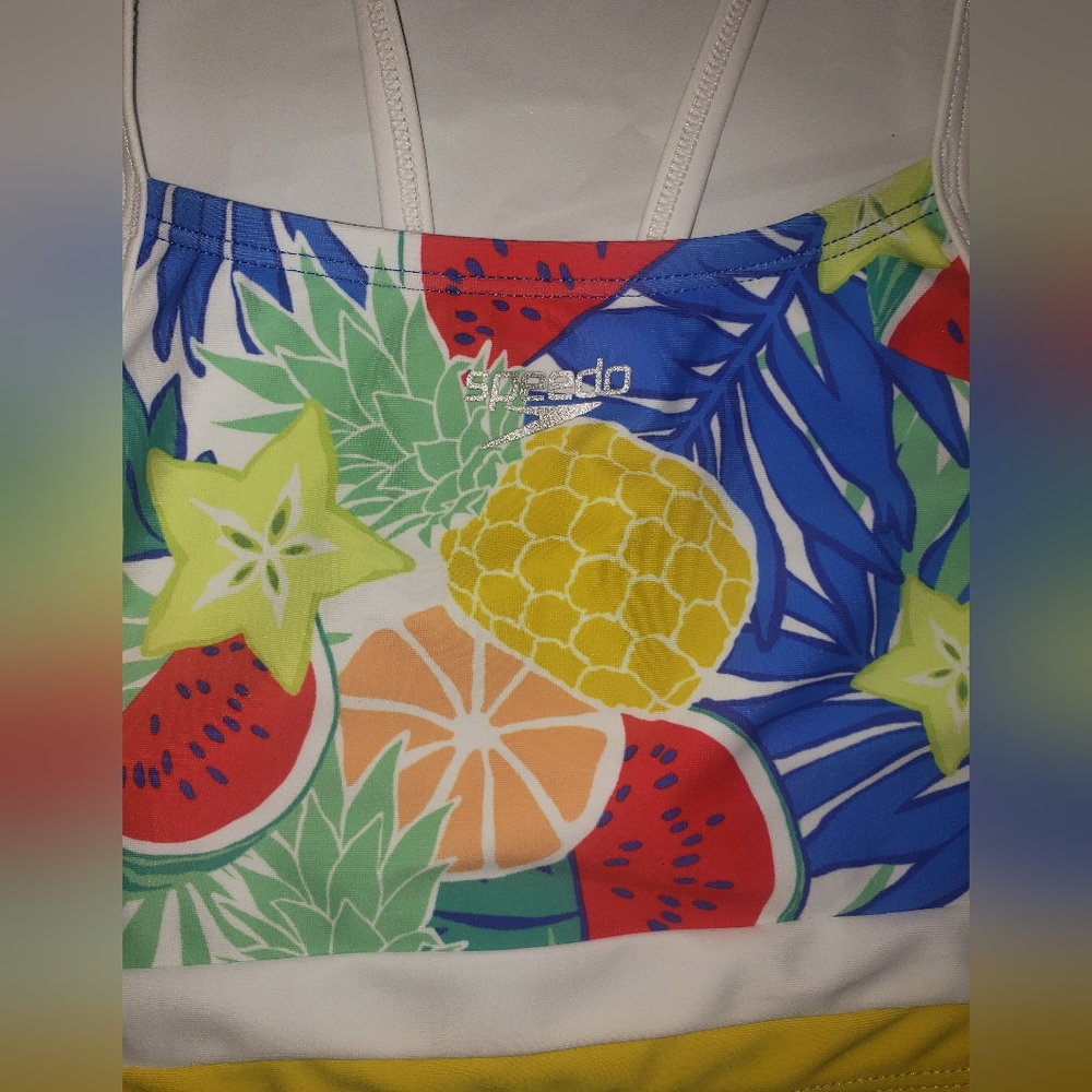 SpeedoGirls' Print Block Two Piece Bikini Set (Big Kid) - Picture 4 of 6